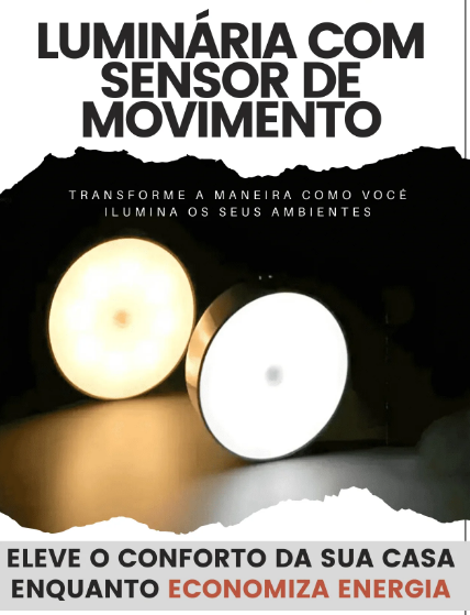 Lâmpada Led - Sensor de Movimento