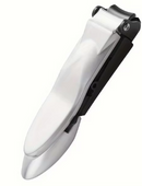 Cortador de Unha com Depósito - Aço Inoxidável